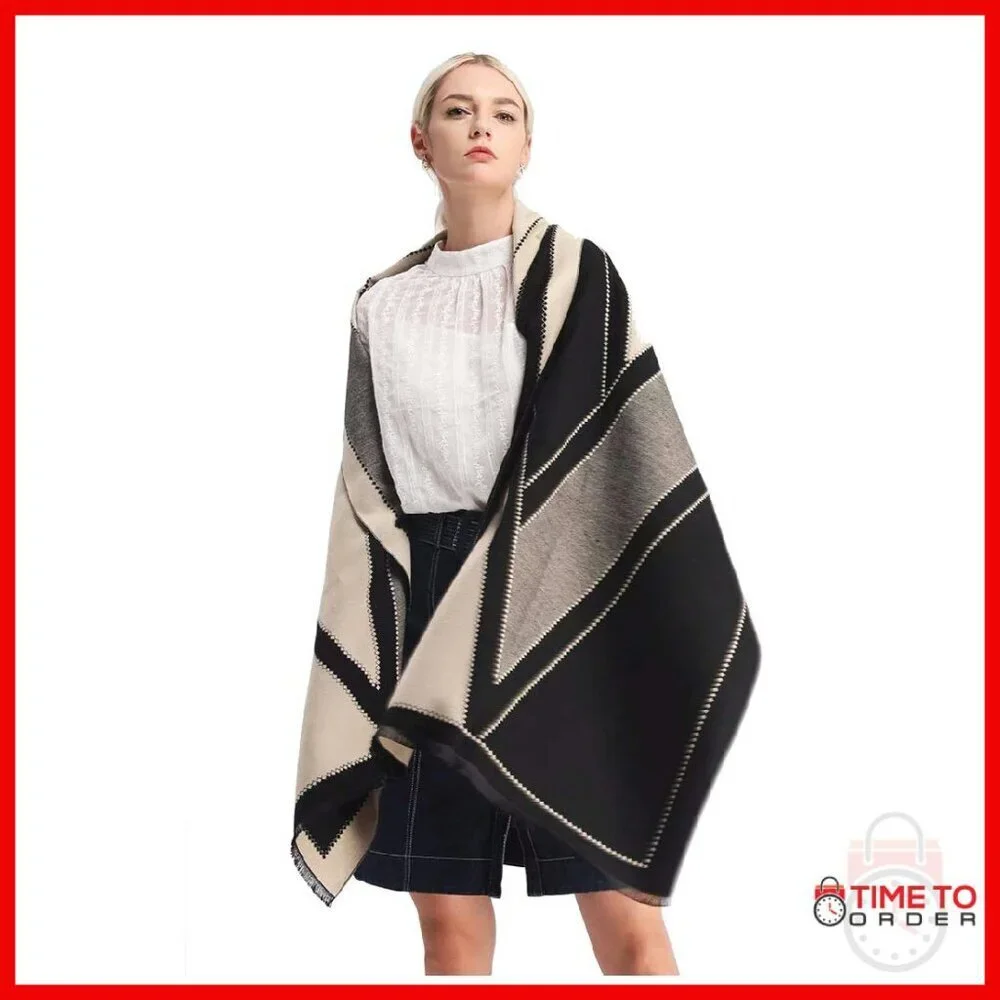 Large 100% Viscose Pashmina Shawl Wrap for Weddings Formal Occasions